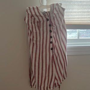 Striped American Eagle halter romper